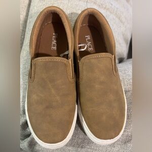 Children’s Tan Slip-On Loafers